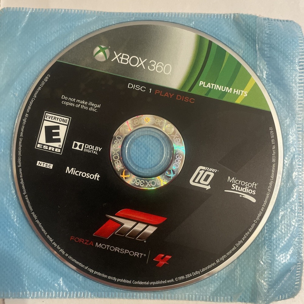Xbox360 Forza Motorsport‎ 4 Untested Platinum Hits
